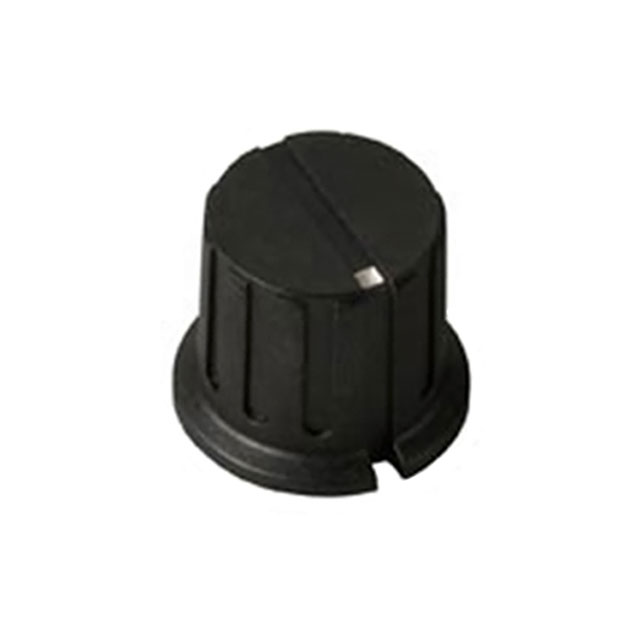 【1150】KNOB SERRATED W/SKRT 0.250" PHEN