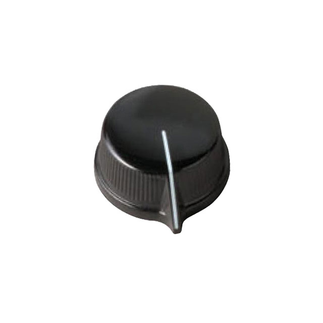 【1470AQ】KNOB KNURLED 0.250" PHENOLIC