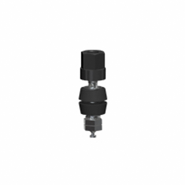 【4092】CONN BIND POST HEX BLACK