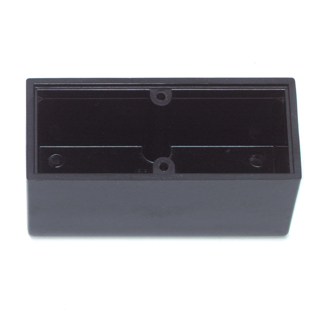 【2103】BOX PLASTIC BLACK 2.250"L X 1"W