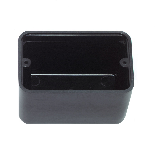 【2104】BOX PLASTIC BLK 2.38"L X 1.53"W