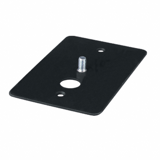 【862】CCTV J-BOX PLATE BASE - BLACK