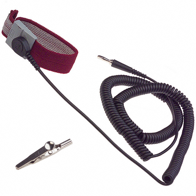 WRIST STRAP ADJ 10' COILED CORD【2224】