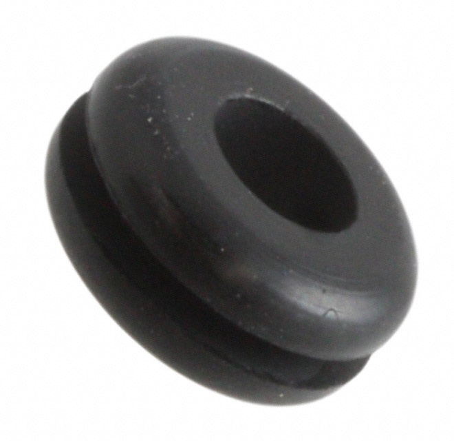 【739】GROMMET 0.250" RUBBER BLACK