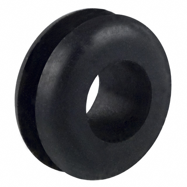 【740】GROMMET 0.250" RUBBER BLACK[バルク]