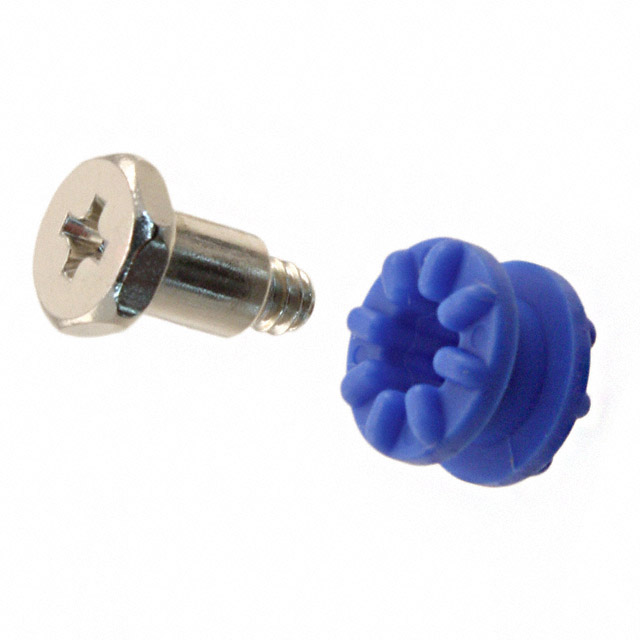 SCREW GROMMET #6-32 RUBBER BLUE【770】