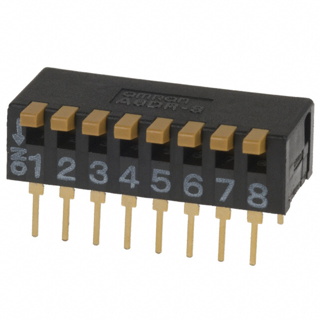 SWITCH PIANO DIP SPST 0.03A 30V【A6DR-8100】