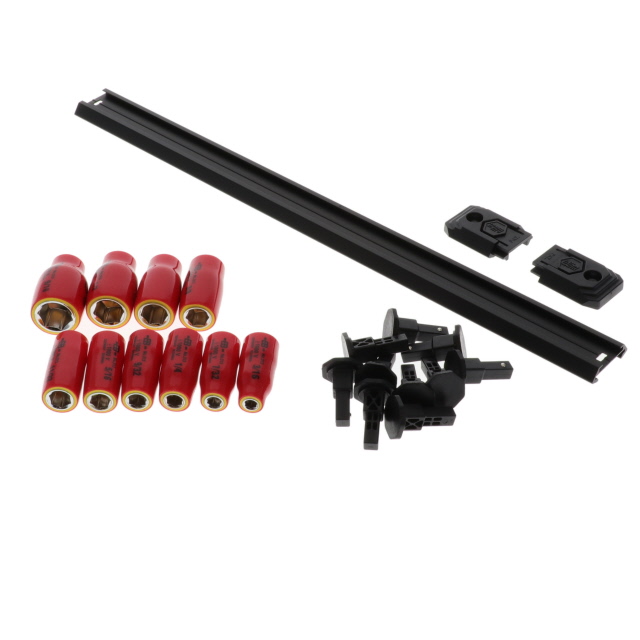 10 PC INSUL SOCKETS 1/4 DRIVE【31396】
