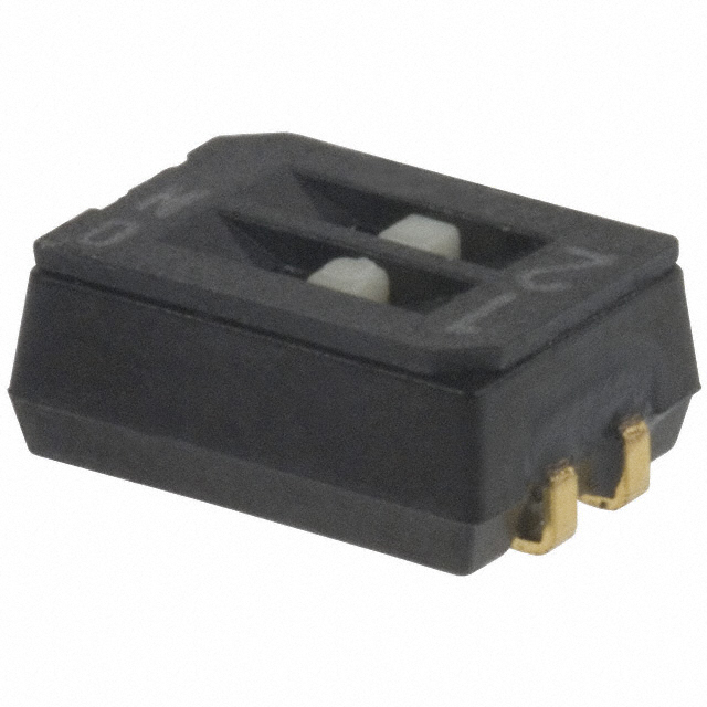 SWITCH SLIDE DIP SPST 0.1A 6V【CHS-02TA】