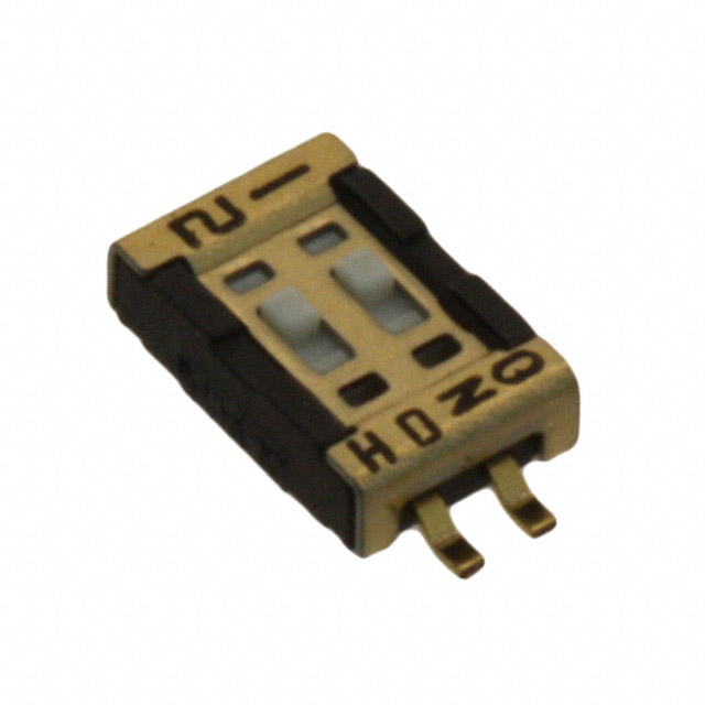 【CVS-02TB-1】SWITCH SLIDE DIP SPST 0.1A 6V