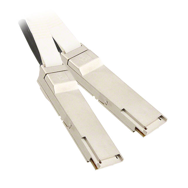 CABLE ASSY QSFP 32AWG .5M【10093084-1005LF】