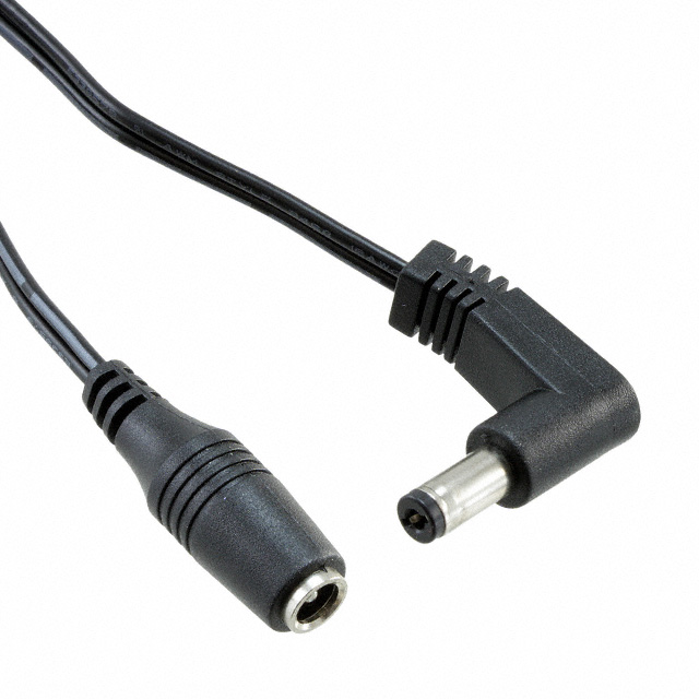 CBL ASSY 2.1MM JACK-PLG FLAT 6'【053-0381R】