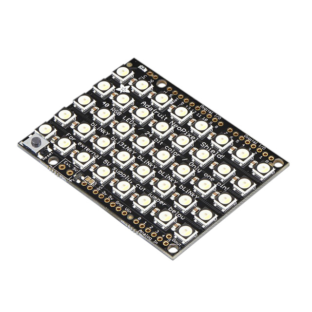 ADAFRUIT NEOPIXEL SHIELD - 40 RG【2866】