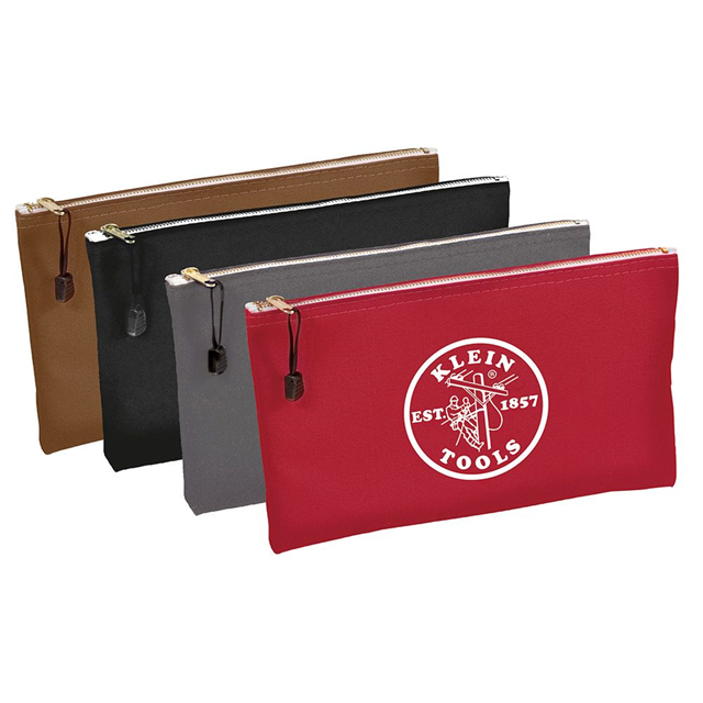 ZIPPER BAGS-CANVAS, 4-PACK【5141】