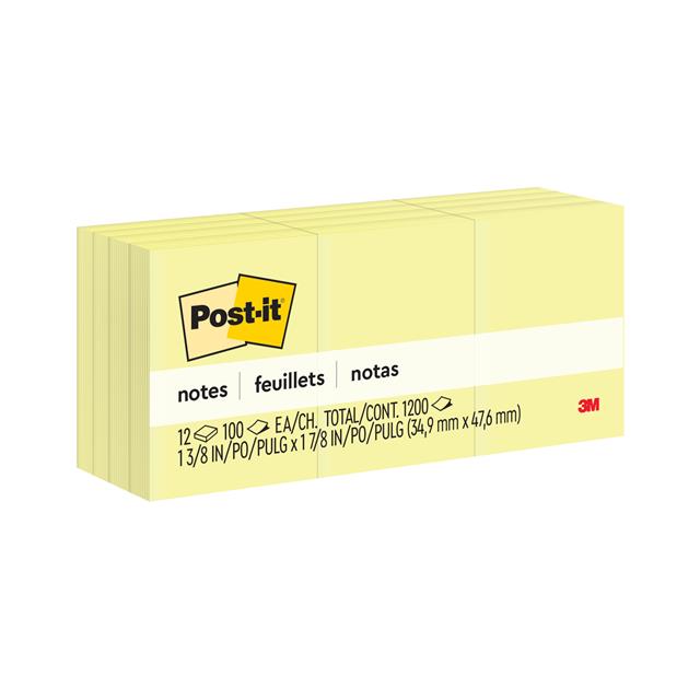 【653】POST-IT NOTES 653, 1 3/8 IN X 1