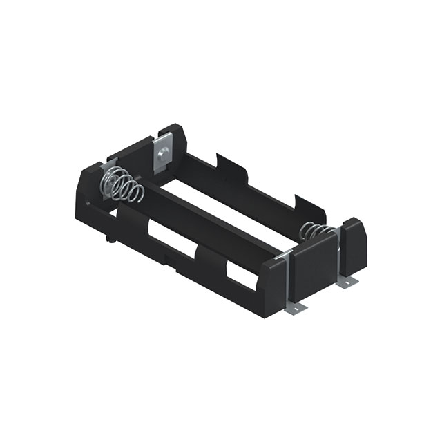 BATT HLDR 20700/21700 2 CELL SMD【1124】