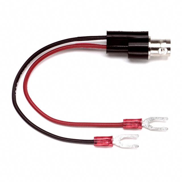 TEST LEAD BNC TO SPADE TERM 5.4"【5051】