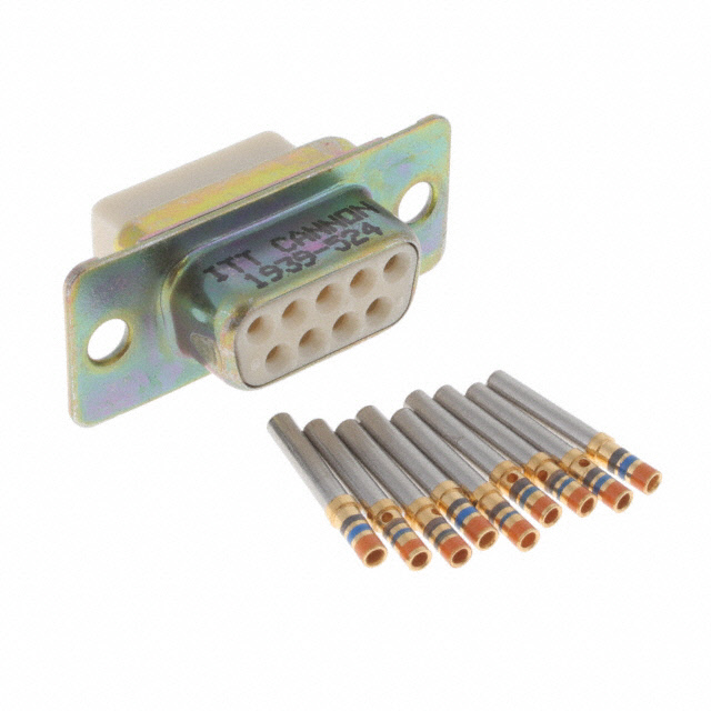 【M24308/2-1Z】CONN D-SUB RCPT 9P PNL MNT CRIMP