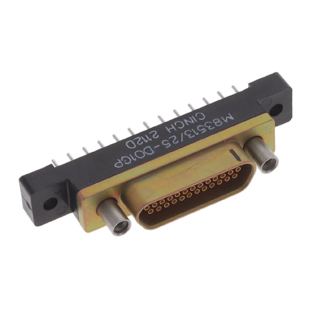 CONN MICRO-D RCPT 25P VERT SLDR【M83513/25-D01CP】