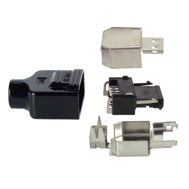 【3240-8P-C(50)】CONN PLUG 8POS SOLDER GOLD