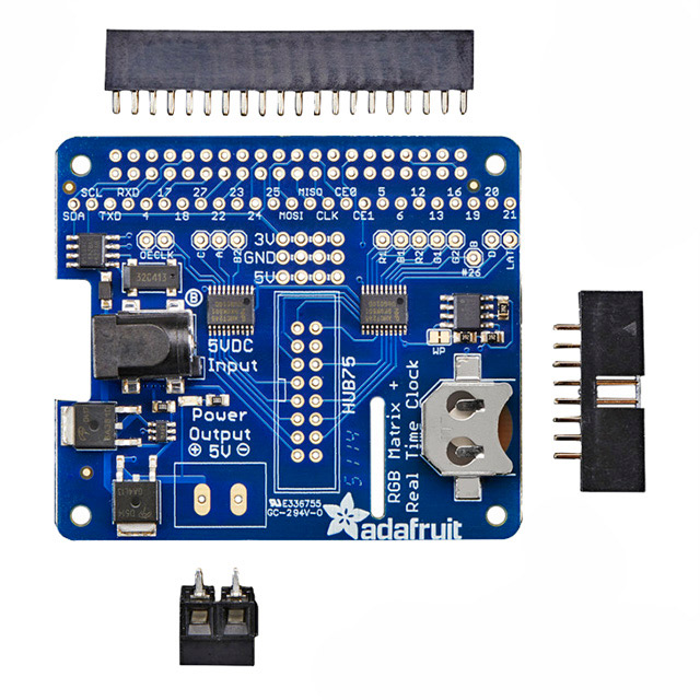 LED MATRIX RGB HAT RTC RASP PI【2345】