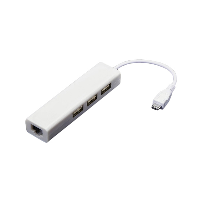 OTG MICRO-USB AND ETHERNET HUB【2992】