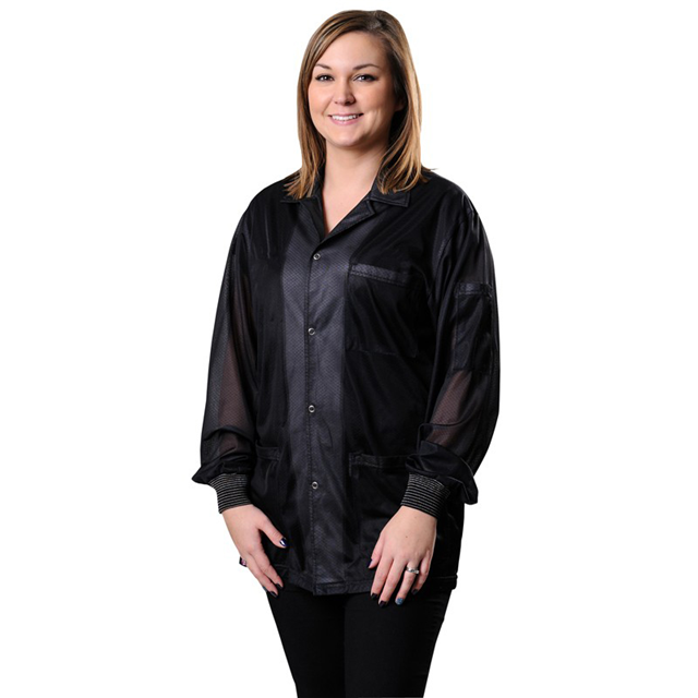 【73864】SMOCK JACKET POLY BLACK XLG