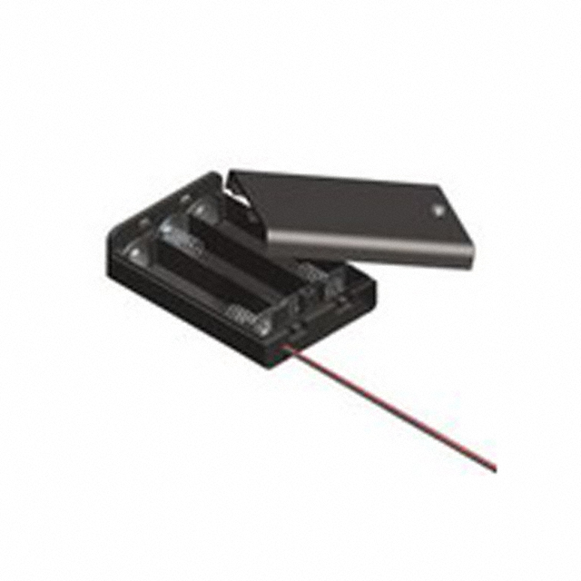 BATT HOLDER AAA 3 CELL 6" LEADS【2484】