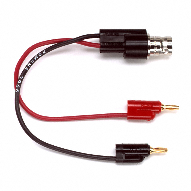 TEST LEAD BNC TO BANANA 5.5"【3966】