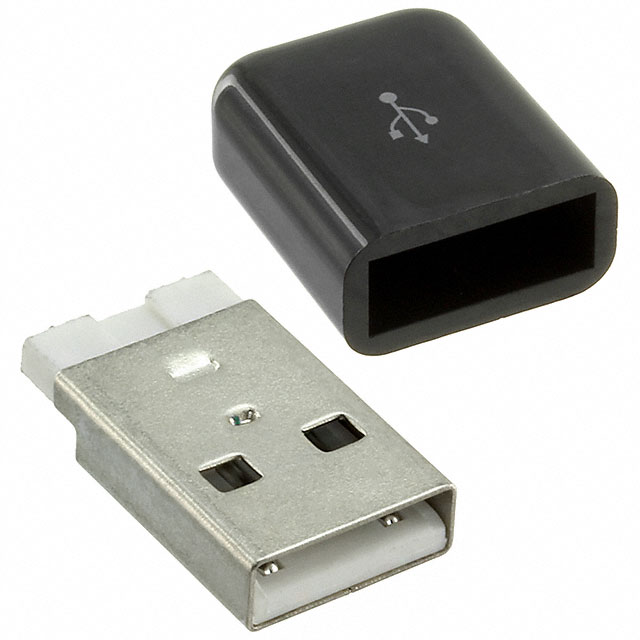 CONN PLUG TYPEA 4POS SOLDER【1827】