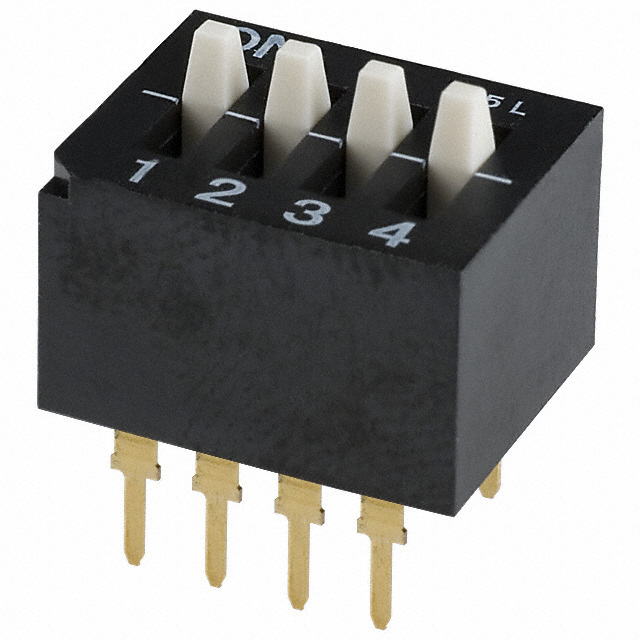 SWITCH SLIDE DIP SPST 0.1A 6V【CES-0402MC】