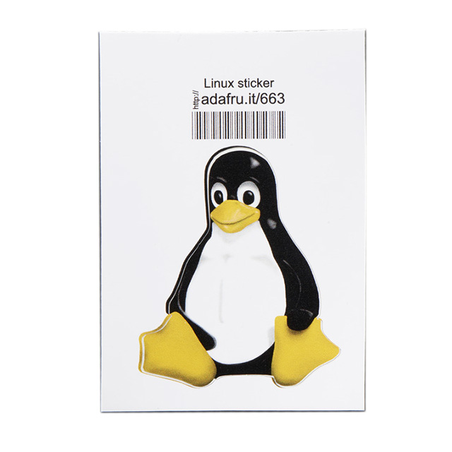LINUX TUX PENGUIN STICKER【663】