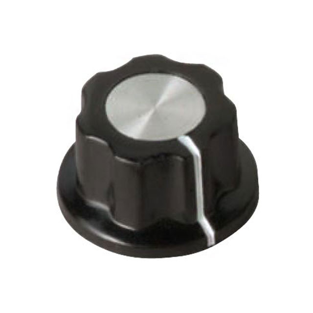 KNOB FLUTED W/SKIRT 0.250" PHEN【1100】