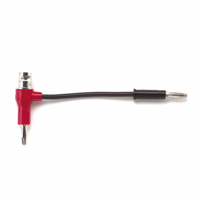 【4684】ADAPT BNC JACK TO BAN PLUG RED