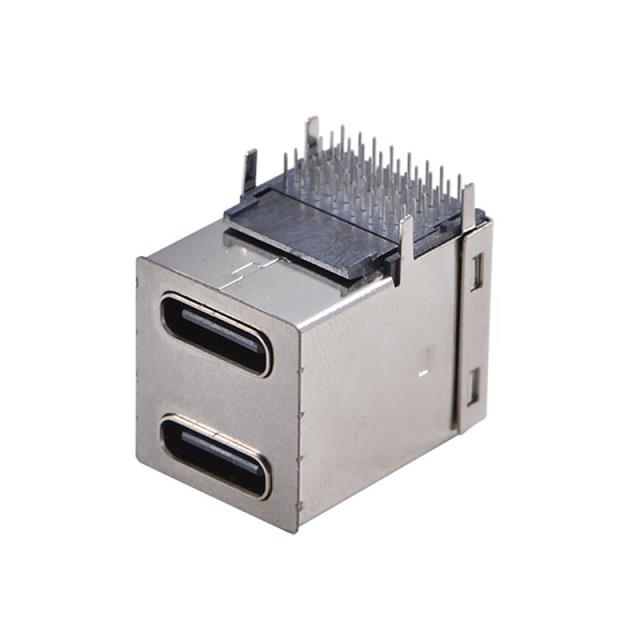 【A-USBC-32F1-DA-GTP01】CONN RCPT USB2.0 TYPEC 24POS RA