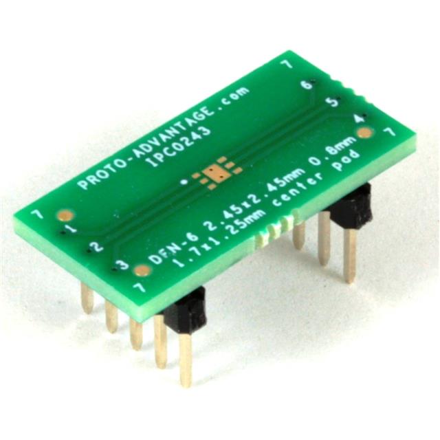 【IPC0243】DFN-6 TO DIP-10 SMT ADAPTER (0.8