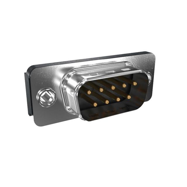 【D09P71S6GA12LF】CONN D-SUB PLG 9POS SMD R/A SLDR