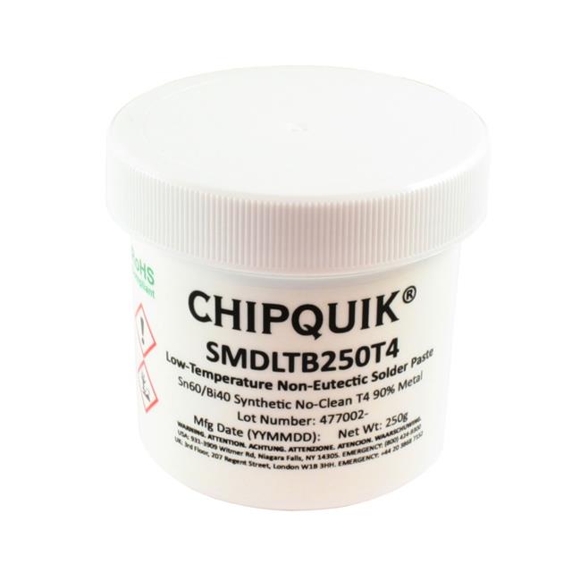 SOLDER PASTE SN60/BI40 T4 250G J【SMDLTB250T4】