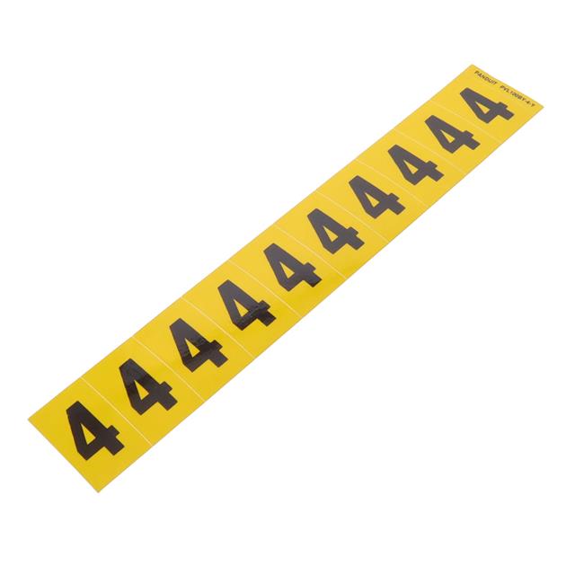 【PVL100BY-4-Y】LABEL ID/RATINGS 1.5"X0.88" 25PC