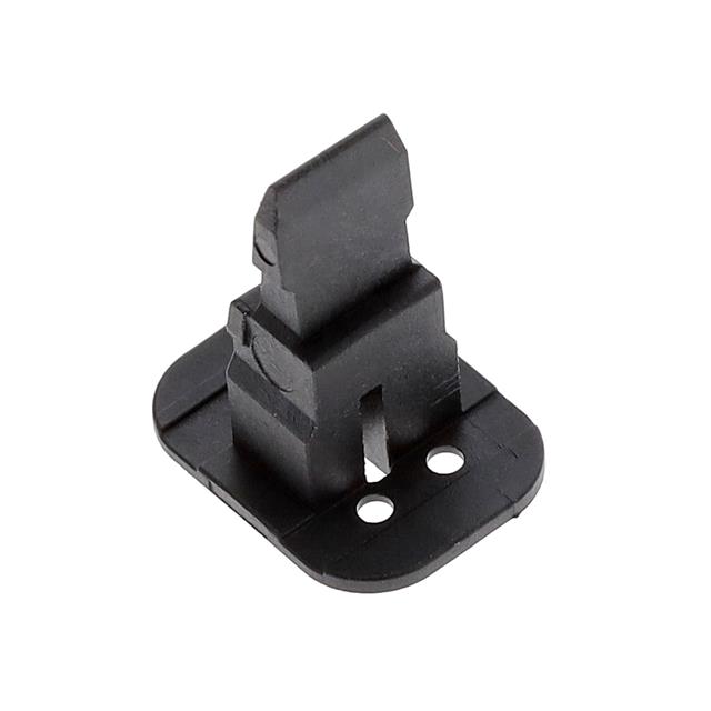 WEDGE LOCK, 4P, PLG, BLK, STD, D【W4SB】
