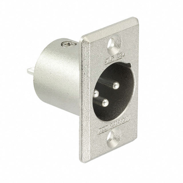 【XLR332】CONN RCPT MALE XLR 3P SOLDER CUP