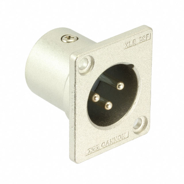 【XLR332F77】CONN RCPT MALE XLR 3P SOLDER CUP