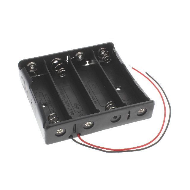 【114090052】BATT HOLDER 18650 4 CELL LEADS