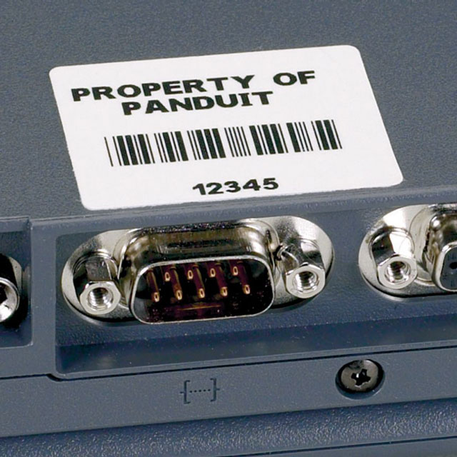LABEL INVNTRY CNTRL 1"X0.5"【C100X050YPC】