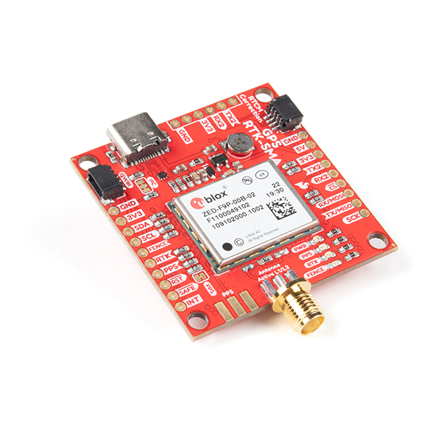 GPS-RTK-SMA ZED-F9P BREAKOUT【GPS-16481】