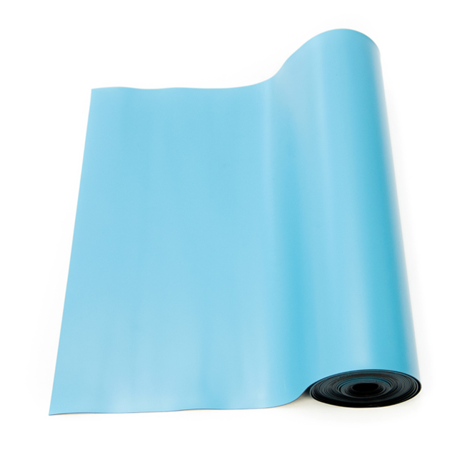 TABLE MAT RUBBER BLUE 10'【2059T-2.5X10B】