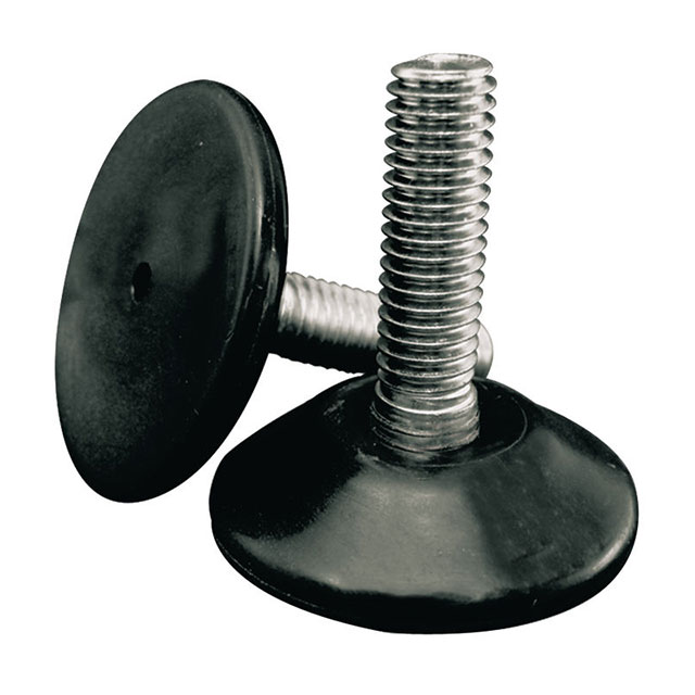 FOOT CYLINDRICAL 1.625" DIA BLK【AFA1020A】