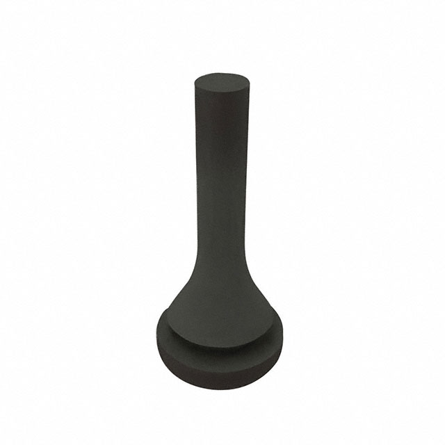 【BPM-3】FOOT CYLINDRICAL 0.394" DIA BLK