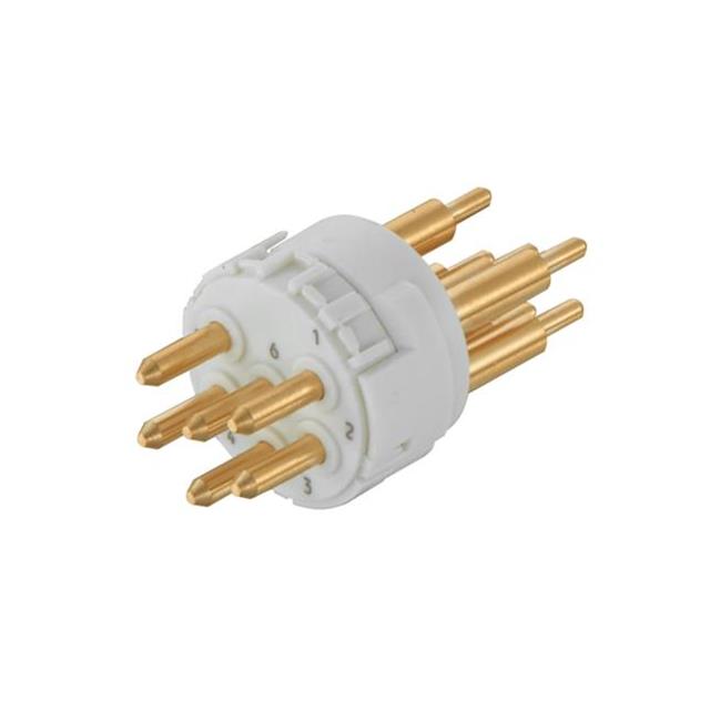 CONN MALE INSERT 6POS SOLDER【09151062603】