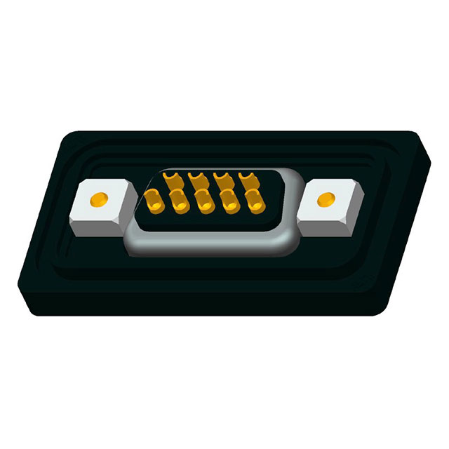 【SDB-09PMMS-SL8001】CONN D-SUB PLUG 9POS PNL MNT